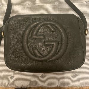 GUCCI soho small leather disco bag